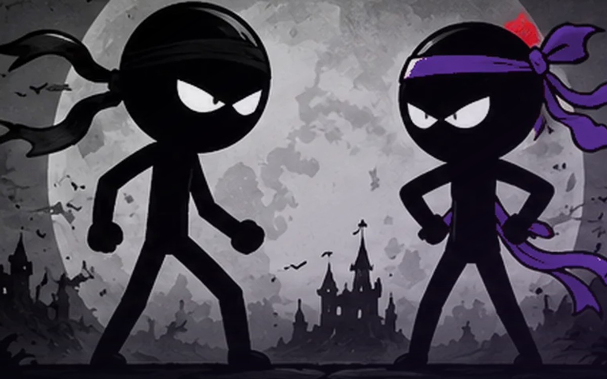 Evil Doom Boy and Evil Doom Girl, the two selectable heroes in the Evil Doom Boy action-adventure game